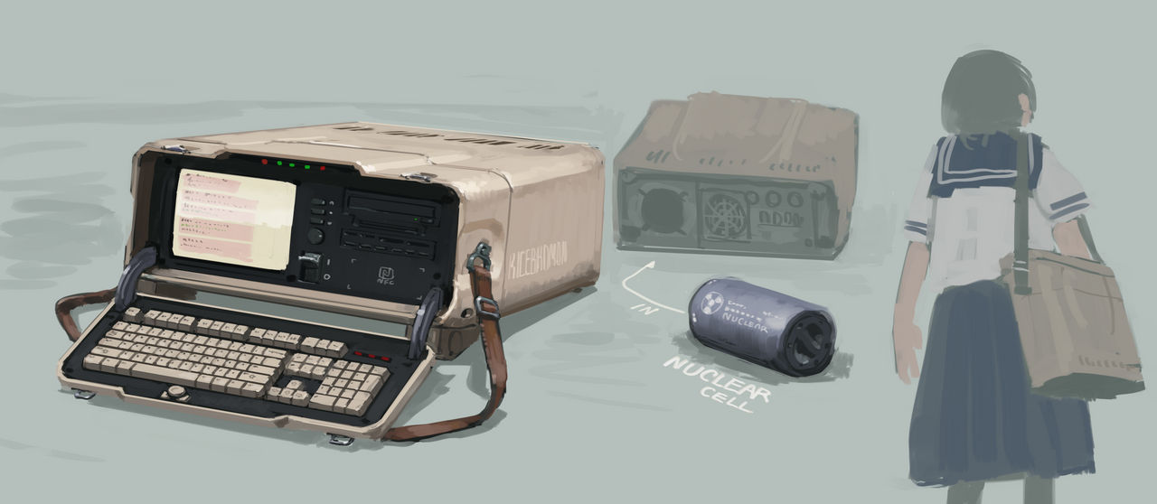 Portable Computer by Ricebirdmon on DeviantArt