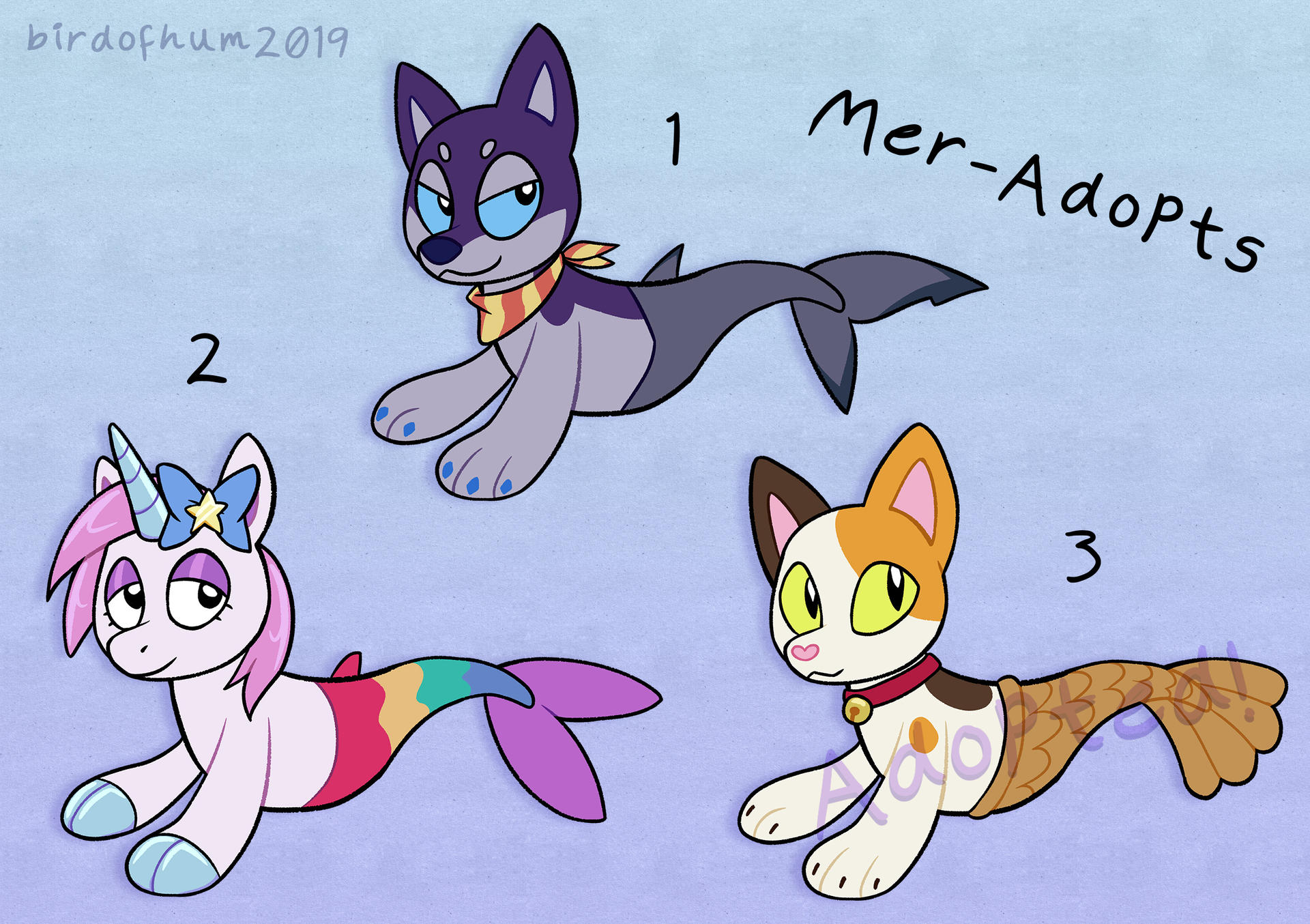 Mermay Mer-Adopts - Price cut! - OPEN by calweir on DeviantArt