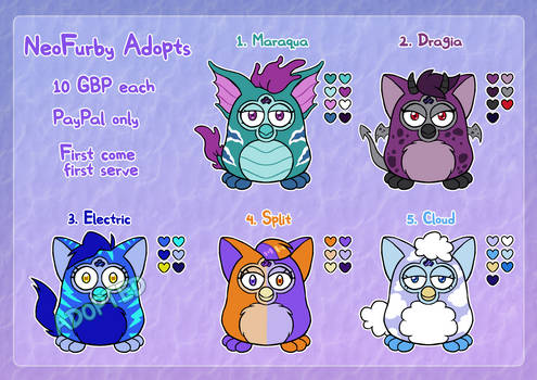 Neofurbs Adopts batch 1 - OPEN