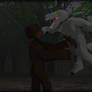 Edward Punching Bigfoot