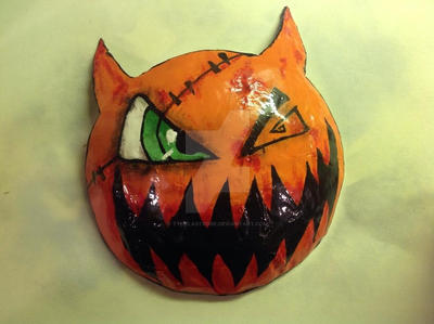 (Beaten up) Halloween town mask (kingdom hearts)