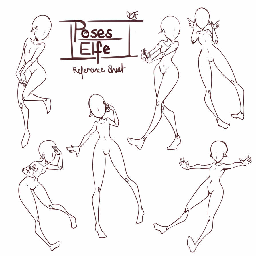 images Cute Poses For Drawing Reference pose reference elfe by carhingin on
