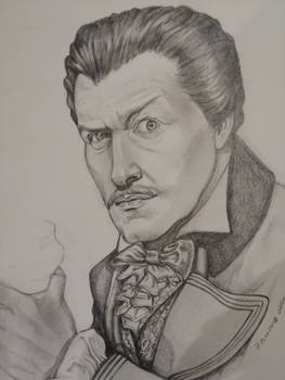 Sketch of Vincent Price 