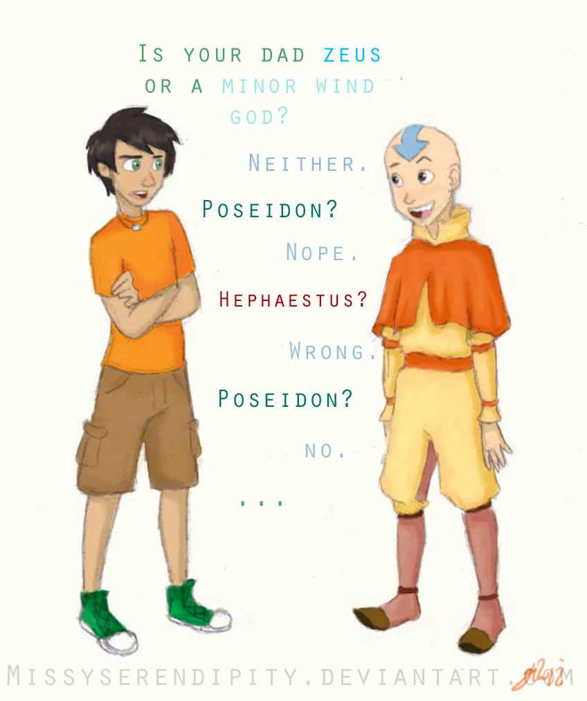 Percy meets Aang