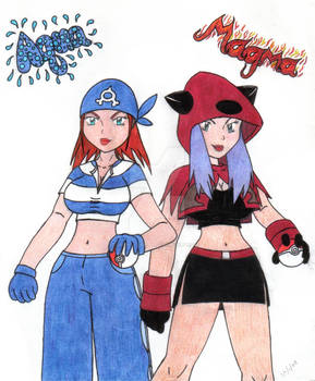 Team Aqua-n-Magma girl Colored