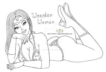 Wonder Woman - LineArt