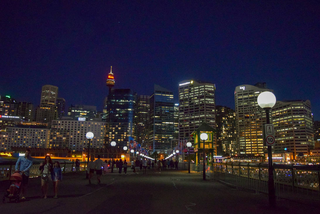 Python Bridge Night Pyrmont Bridge at Night by girltravelfactor on DeviantArt