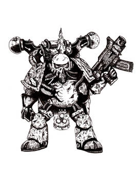 Retro Plague Marine