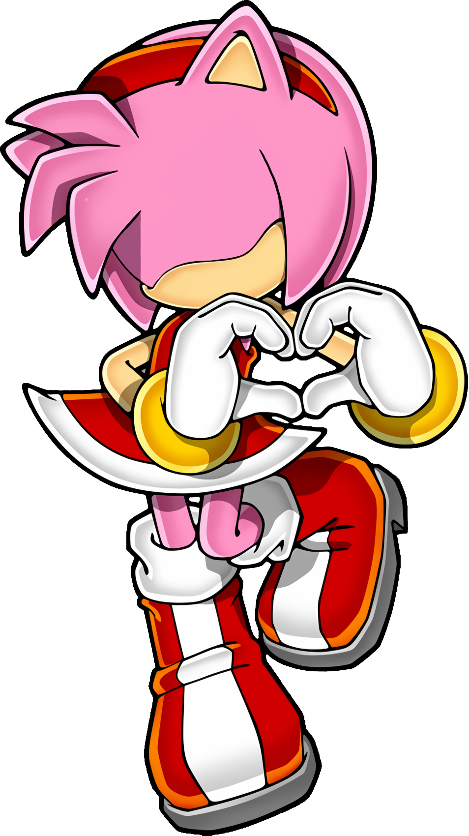 Faceless Amy Rose by SonicartbyAgha on DeviantArt