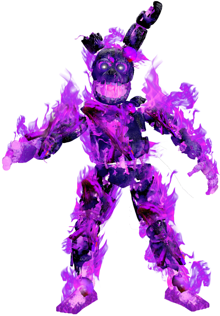 FNaF AR Edit Flaming Toxic Springtrap by Leftylol on DeviantArt
