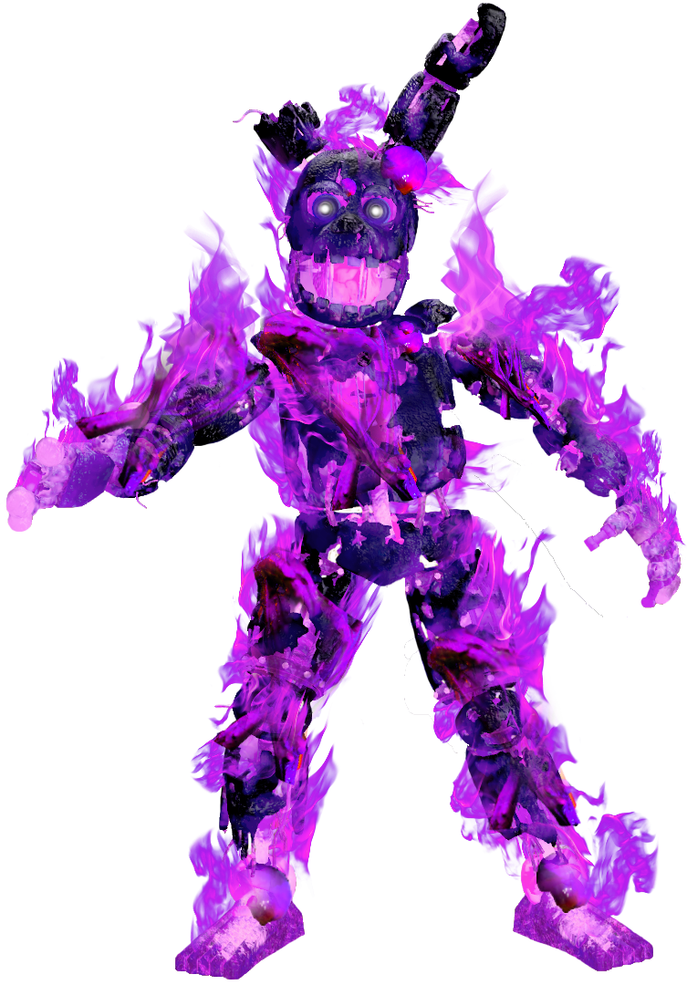 FNaF AR Edit Flaming Toxic Springtrap by Leftylol on DeviantArt