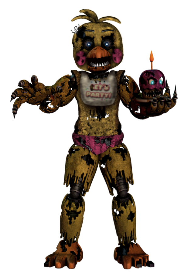 NIGHTMARE TOY CHICA IN FNAF 4 