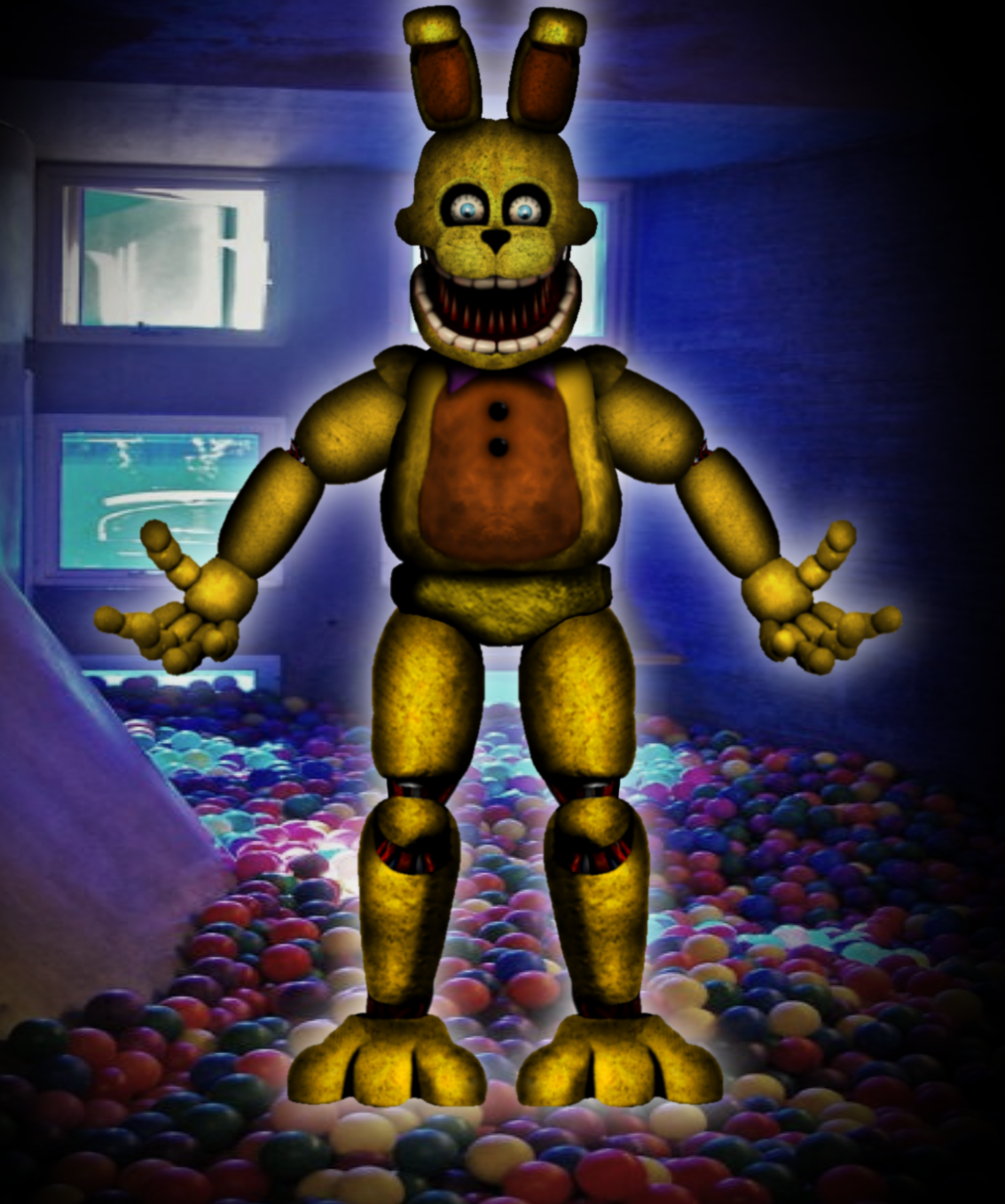 Into The Pit Spring Bonnie by Taptun39 on DeviantArt