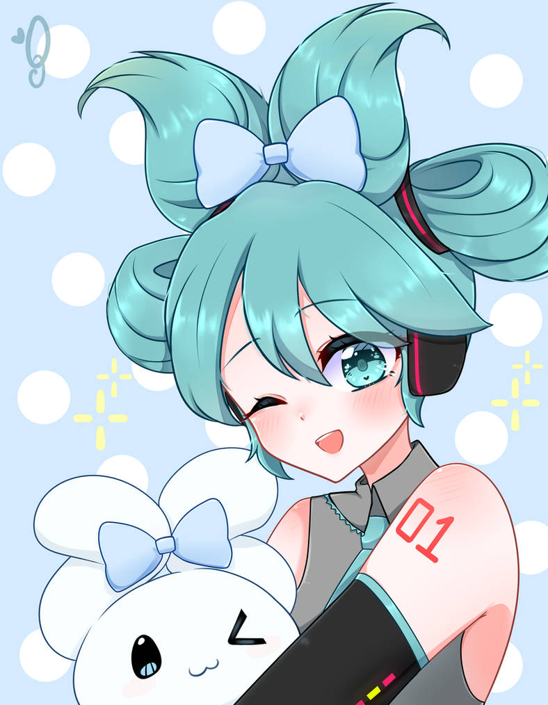 Miku cinnamon roll by QuennieHime on DeviantArt