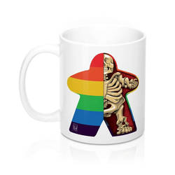 meeple anatomy mug (pride)