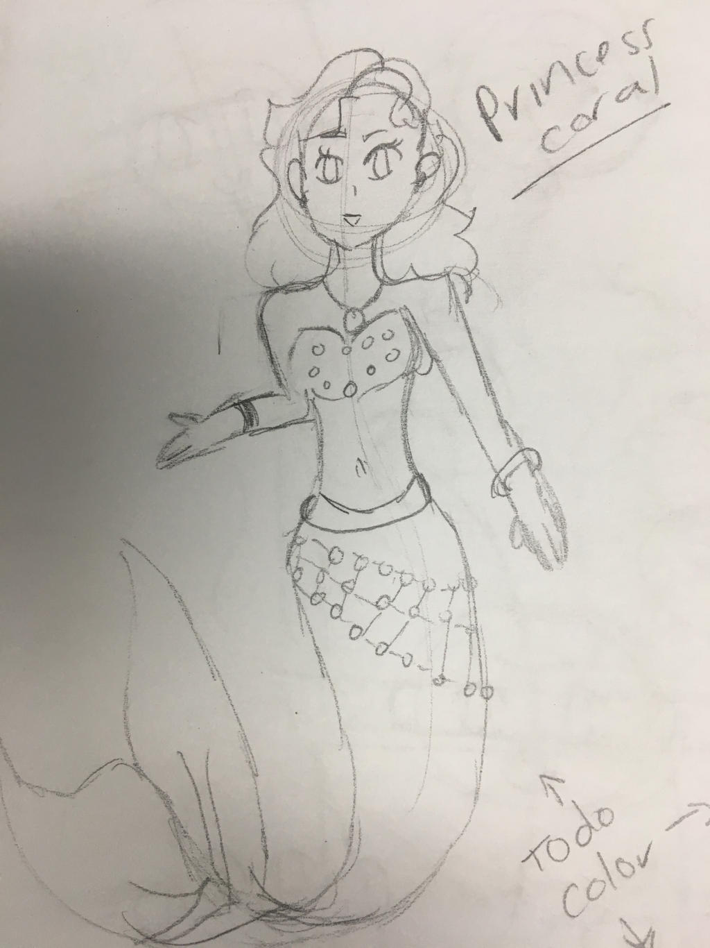 A Practice mermaid I liked