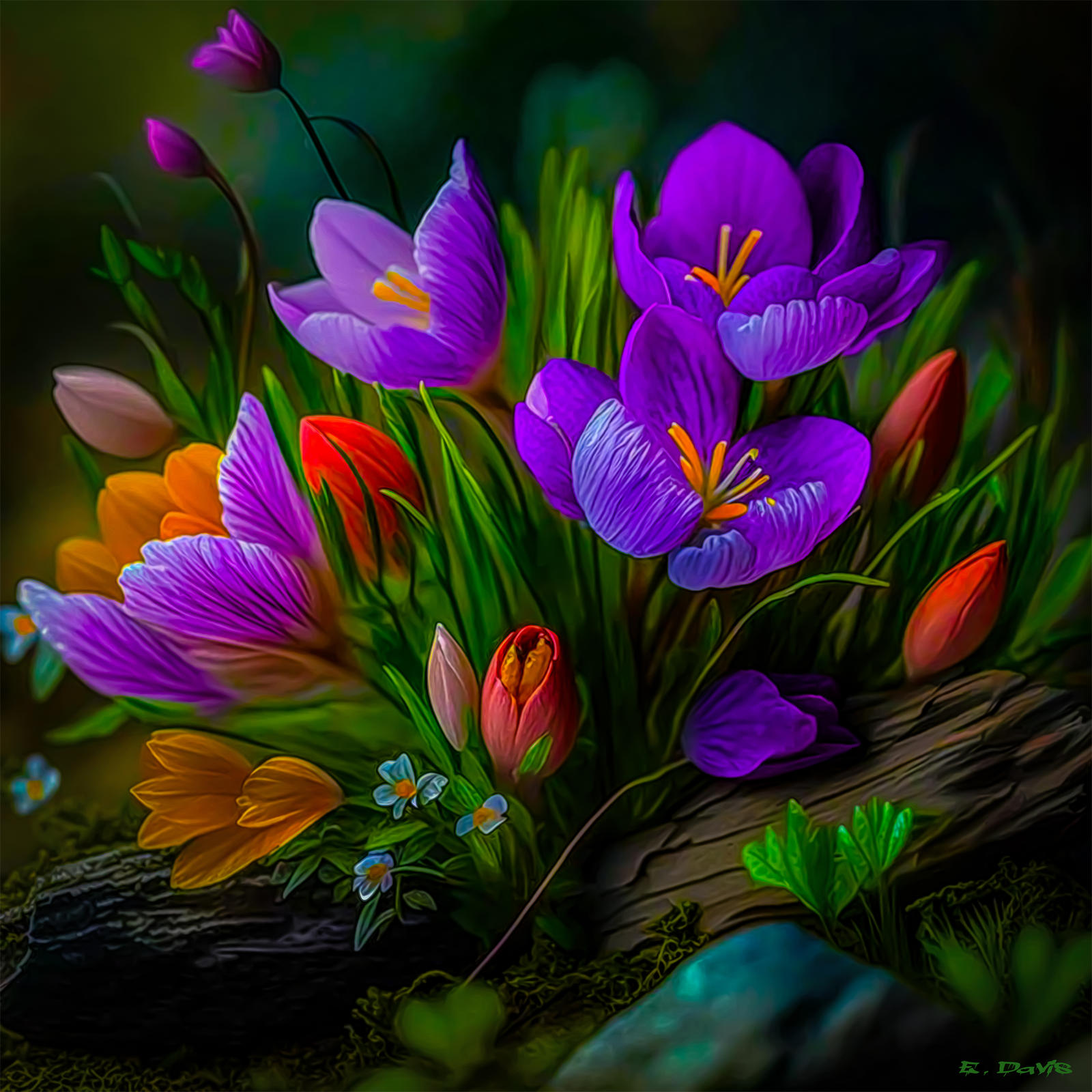 Spring Flowers by EthanDavis01 on DeviantArt