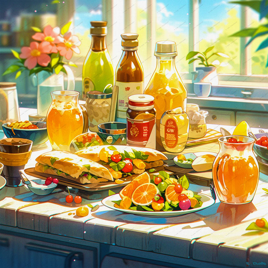 Good Morning Tea | Anime | Manga style by EthanDavis01 on DeviantArt