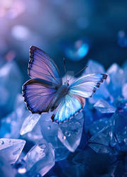 Sapphire butterfly