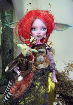 Niya Goblin princess(custom Monster high)