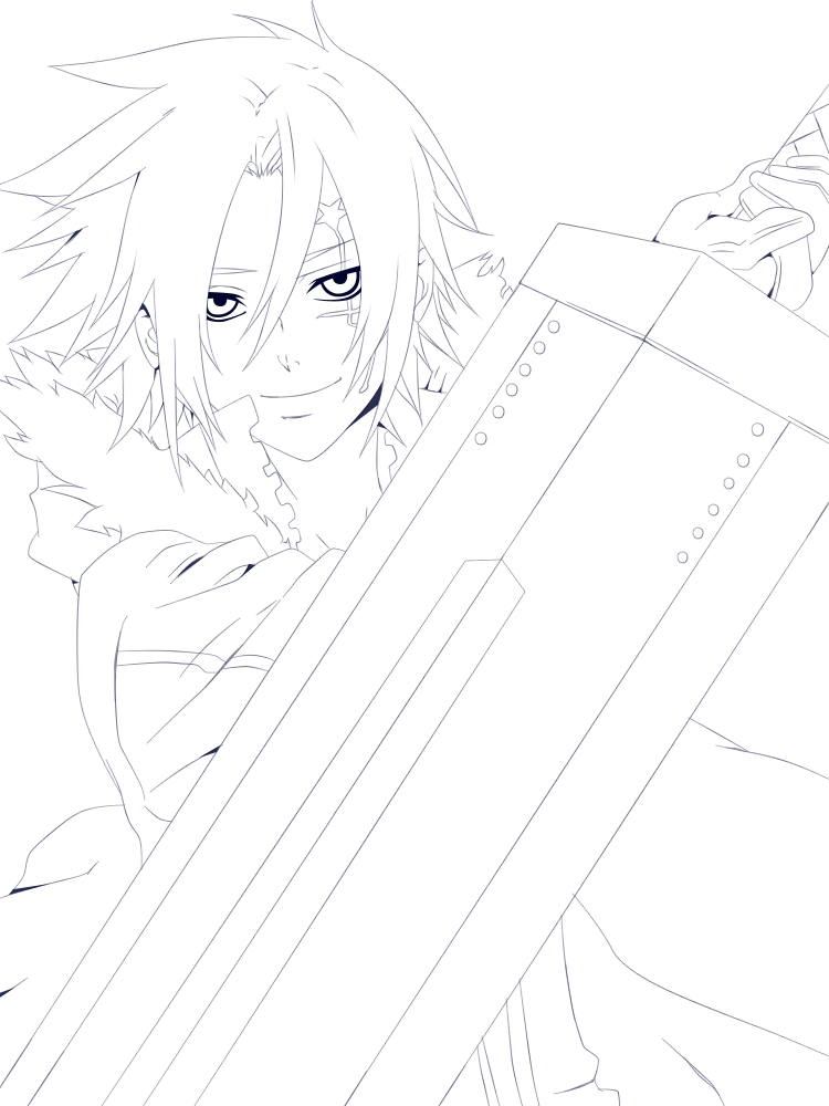 Allen Walker Lineart By Shiroyaaa On Deviantart Allen Walker Lineart By Shiroyaaa On Deviantart