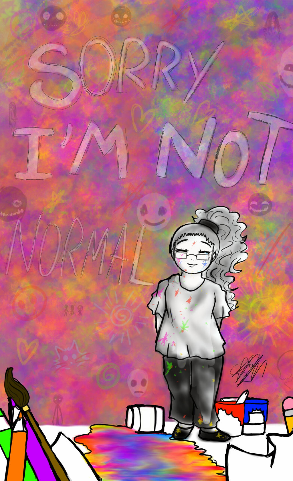 Sorry im not normal by SukarettoNoTsuki on DeviantArt