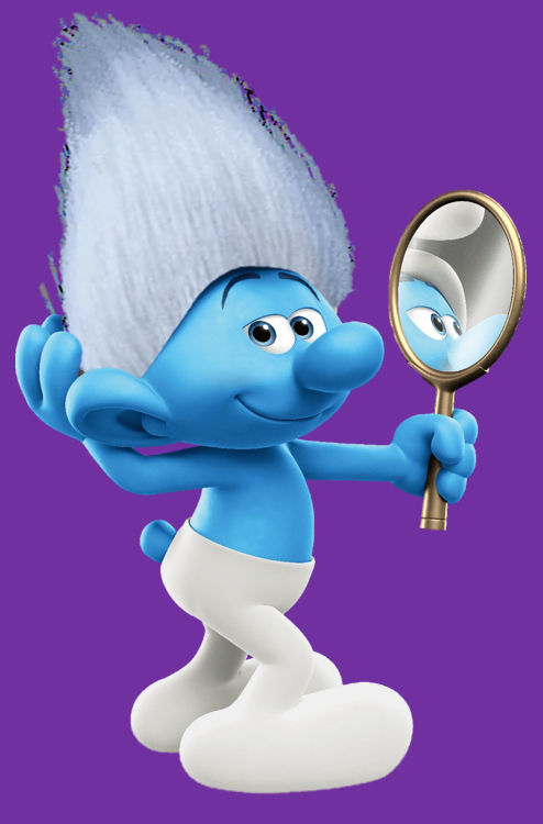 Vanity Smurf with Guy Diamond's hair by Raul3452 on DeviantArt