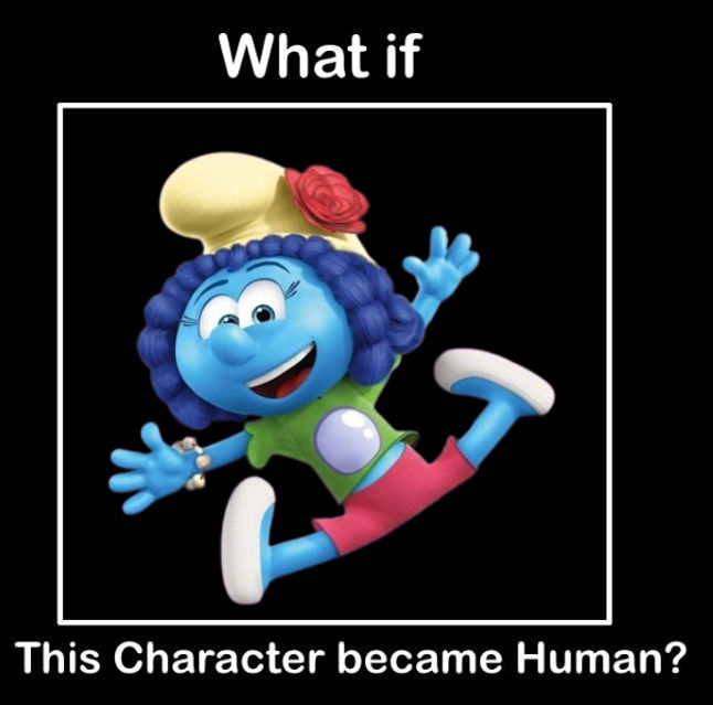 Hefty Human What if Smurfbubble became human by CloudHeftyStrife88 on DeviantArt