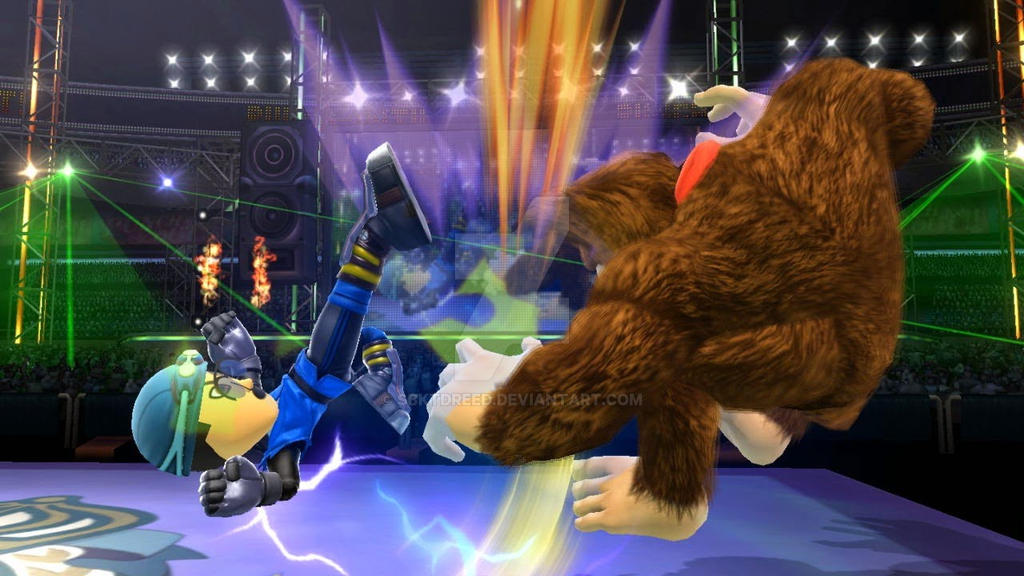 SSB Wii U Screen: Flash Kick by sbktdreed on DeviantArt