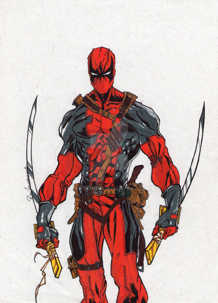 DeadPool color by Reiferson on DeviantArt