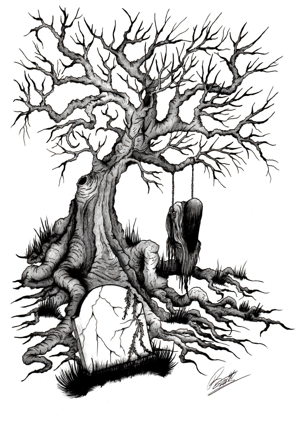 Spring Tree Sad Drawing Sad Tree by IronJack1991 on DeviantArt