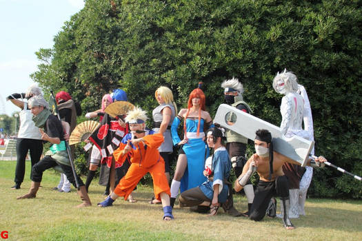 Naruto Group again - Rimini Comix 2012