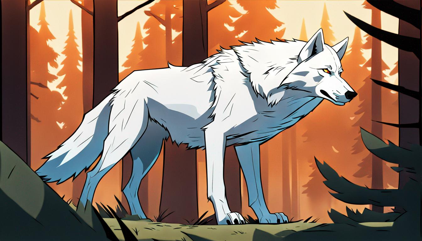 Comic Book Style, White Wolf by GeeDiRosso on DeviantArt
