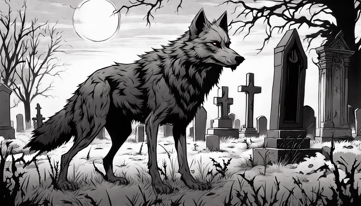 gothic horror wolf by GeeDiRosso on DeviantArt