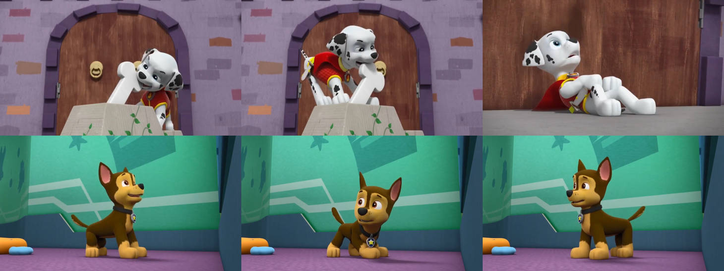 Paw Patrol S2 E5-Chase Marshall 3 by GeeDiRosso on DeviantArt