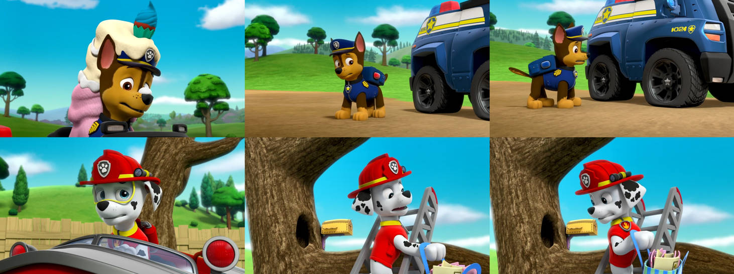 Paw Patrol S3 E6-Chase Marshall 2 by GeeDiRosso on DeviantArt