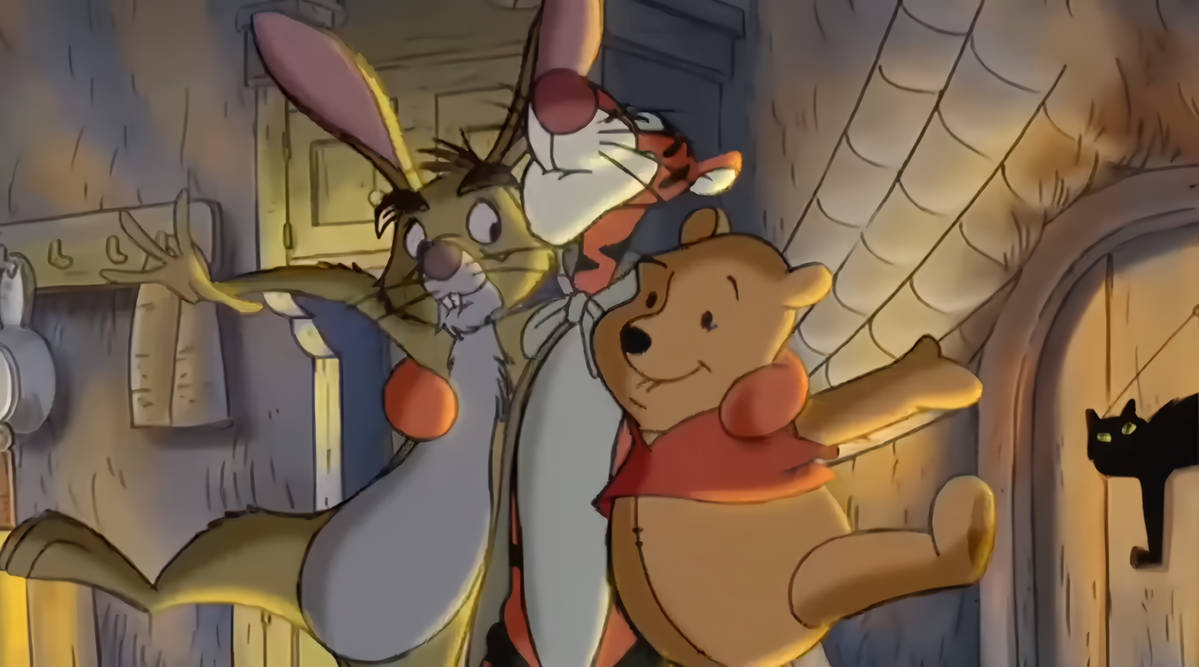 Pooh Rabbit Scared Pooh's Heffalump Halloween-Pooh Rabbit 4 by GeeDiRosso on DeviantArt