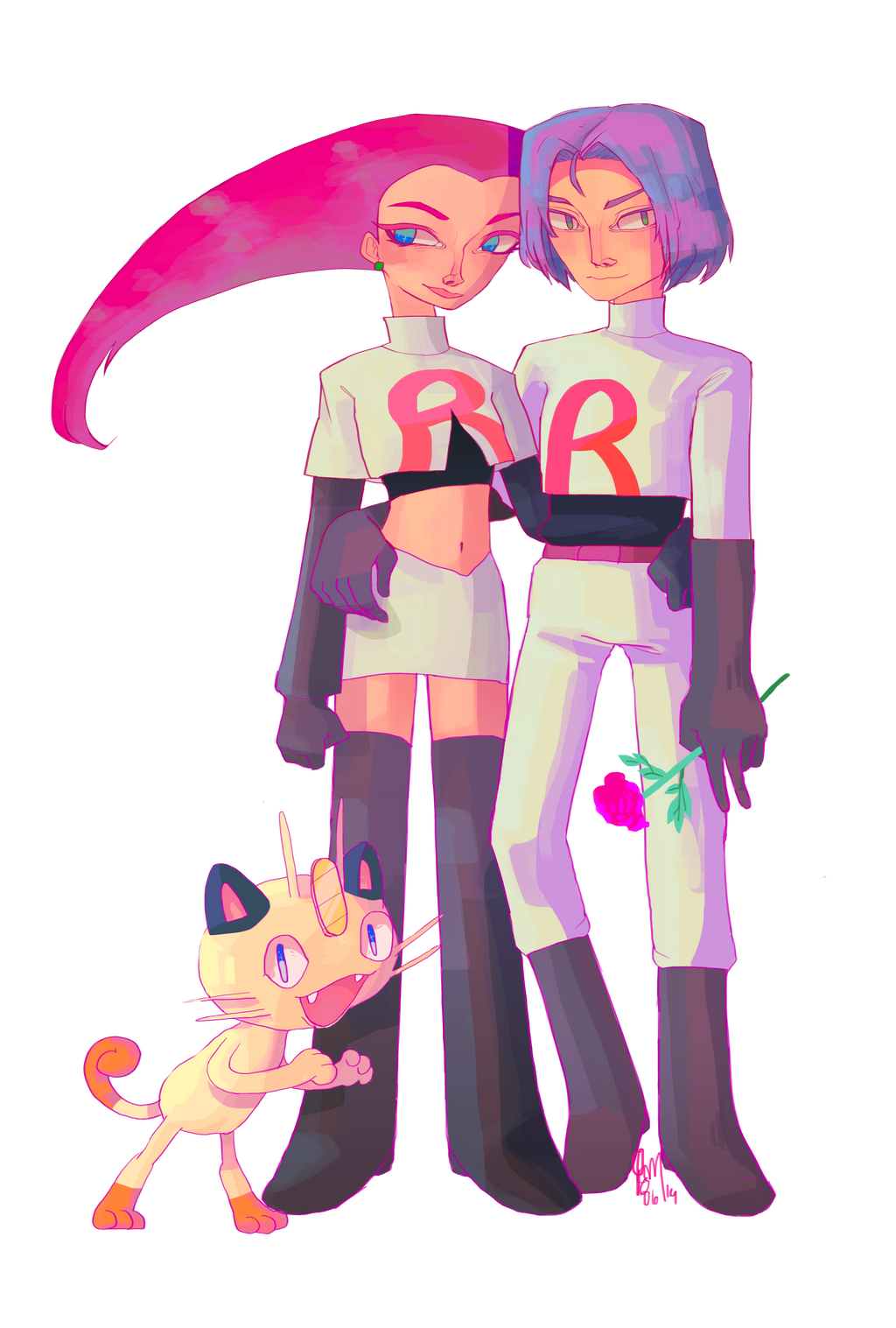 Team Rocket Trio by paolamartinez12 on DeviantArt
