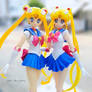 Sailor Moon 90s ver. and Sailor Moon Crystal ver.