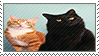 Stamp: Cole and Marmalade by Azrael-Legna