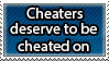 Stamp: See how you like being cheated on