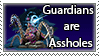 Stamp: Guardians and assholes by Azrael-Legna