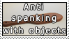 Stamp: Anti object spanking