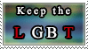Stamp: Keep the L and T