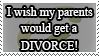 Stamp: Divorce already