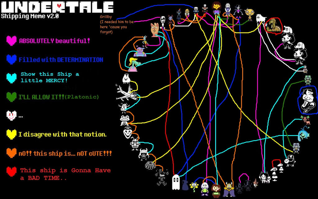 Undertale Shippy Ships by TeresaCake on DeviantArt