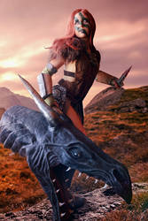 Skyrim - Aela The Huntress, Dragon slayer