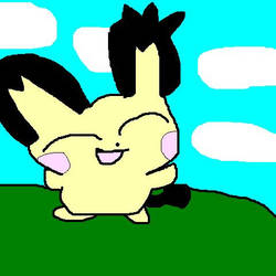 Notched Eared Pichu Picture