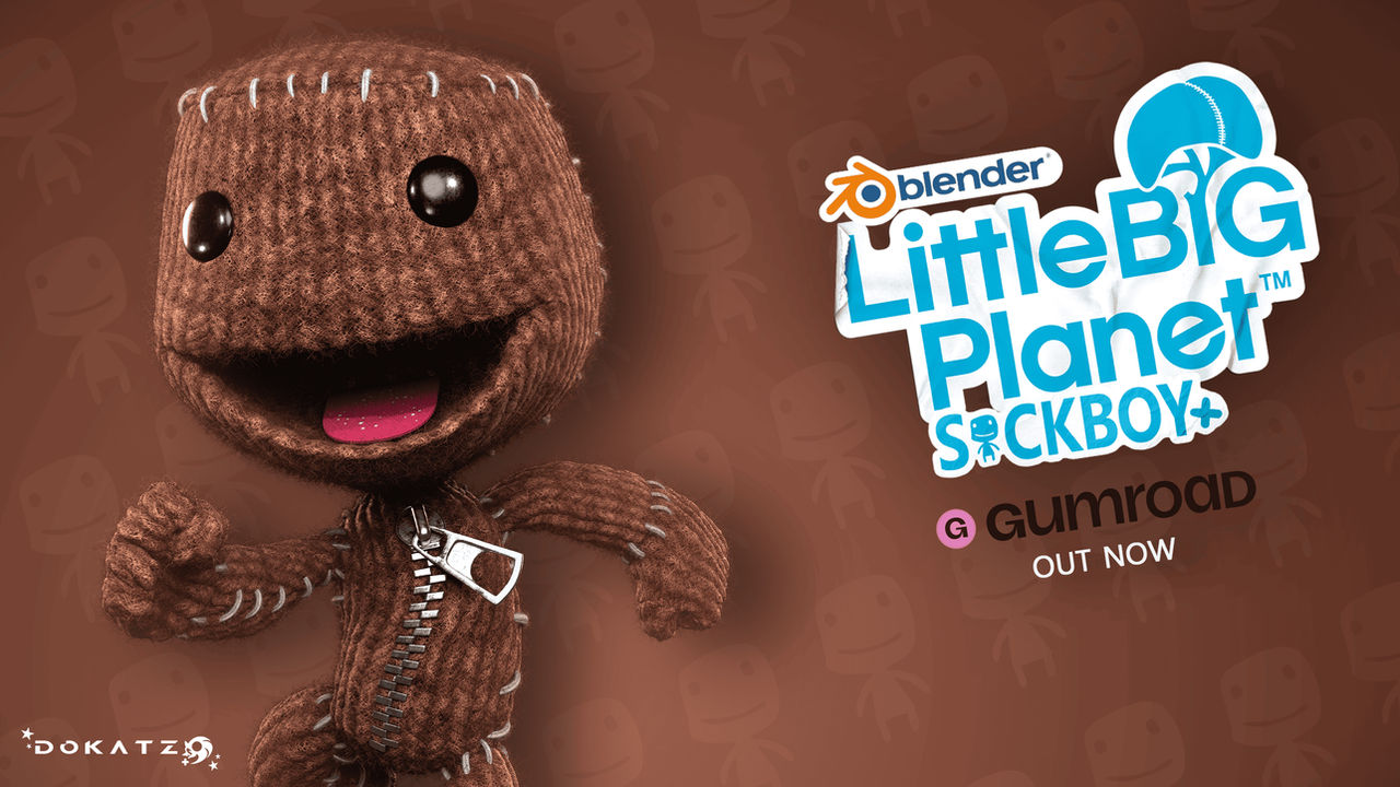 Sackboy Rig SackBoy+ ( Blender 4.4 Rig ) by Dokatzo on DeviantArt