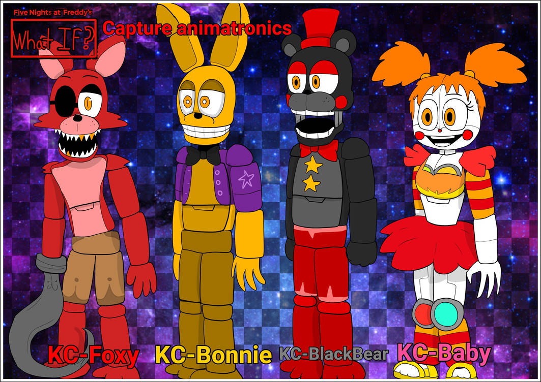 Unwithered Animatronics (FNAF What If?) by CinTanGallery on DeviantArt